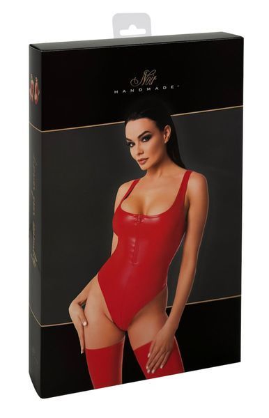 Боди Noir Handmade F352 Red powerwetlook body - L SX1975 фото
