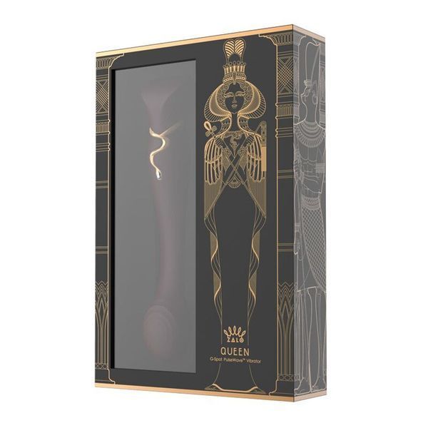 Смартвибратор 3в1 Zalo &mdash; Queen Set Wine Red, пульсирующая жемчужина и вакуум, кристалл Swarovski SO6662 фото