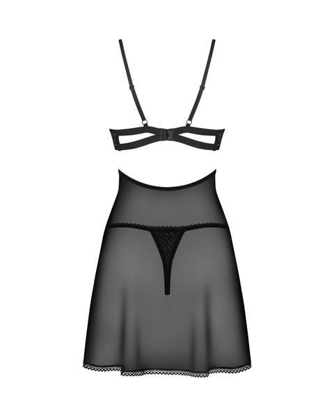 Бебі-дол Obsessive Nutris babydoll & thong M/L SX1164 фото
