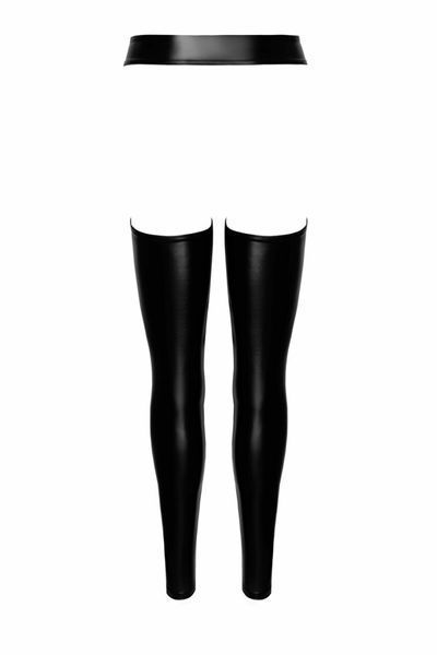 Леггинсы Noir Handmade F323 Rebel, M, black, под латекс, с открытыми бедрами и ягодицами SX0370 фото