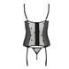 Корсет с подвязками, стринги Passion LOVELIA CORSET S/M, black SO4766 фото 6