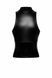 Топ Noir Handmade F324 Glam, S, black, халтер, на молнии, виниловые вставки, воротник-стойка SX0375 фото 5