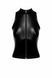 Топ Noir Handmade F324 Glam, S, black, халтер, на молнии, виниловые вставки, воротник-стойка SX0375 фото 6