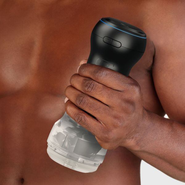 Мастурбатор Kiiroo Feel Pocket Crystal с всасывающей интерактивной насадкой PowerBlow Combo Set SX2240 фото