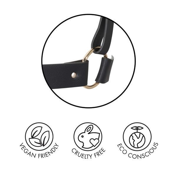Портупея-пояс Bijoux Indiscrets MAZE - Wide Belt and Restraints Black, экокожа SO2680 фото