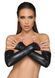 Митенки Noir Handmade F213 Elastic eco leather fingerless gloves, M, экокожа SX0082 фото 1