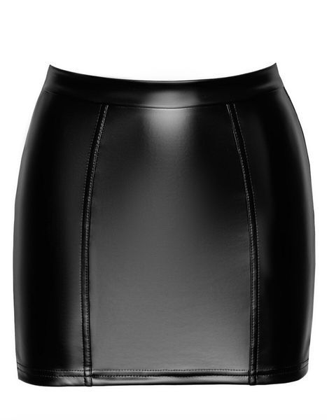 Юбка Noir Handmade F341 Powerwetlook and lace skirt - XXL SX2132 фото
