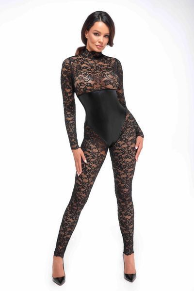 Комбінезон Noir Handmade F299 Enigma, M, мереживо, довгий рукав, імітація корсета, доступ SX0232 фото