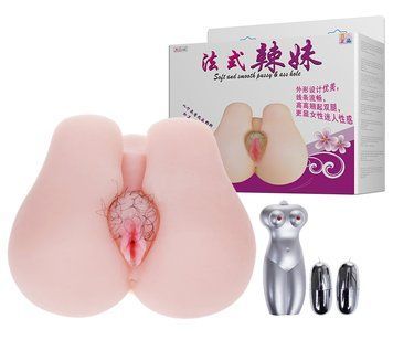 Мастурбатор вагина и анус с вибрацией Soft and smooth pussy and ass hole , BM-009113 BM-009113 фото