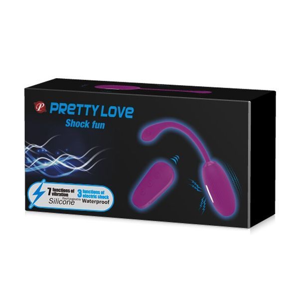 Виброяйцо-электростимулятор Pretty Love &laquo;Shock Fun&raquo; BI-014609W BI-014609W фото