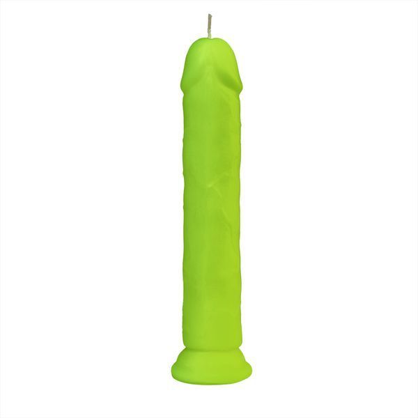 Свічка LOVE FLAME - Dildo Roma Yellow Fluor, CPS03-YELLOW CPS03-YELLOW фото