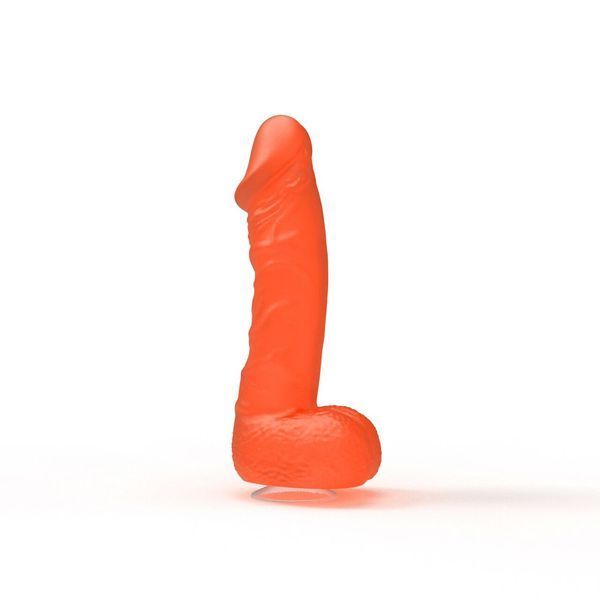 Крафтове мило-член з присоскою Чистий Кайф MEDIUM Orange, натуральне SX2309 фото