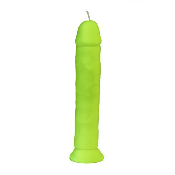 Свічка LOVE FLAME - Dildo Roma Yellow Fluor, CPS03-YELLOW CPS03-YELLOW фото