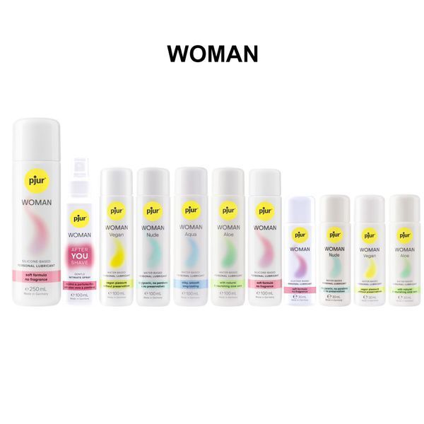 Лубрикант на водній основі pjur Woman Aloe 100 мл, з екстрактом алое, зволожувальний, без парабенів PJ13320 фото