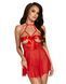 Беби-дол Kissable Sexy Kiss Babydoll Red L/XL SX1953 фото 1
