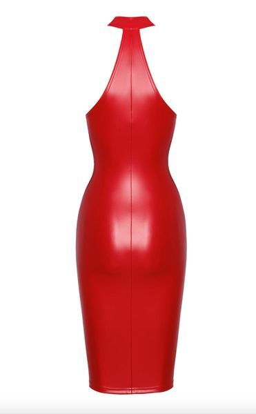 Платье Noir Handmade F354 Red powerwetlook dress - XXL SX2108 фото