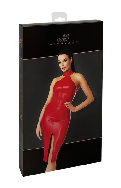 Платье Noir Handmade F354 Red powerwetlook dress - XXL SX2108 фото
