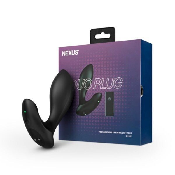 Анальная вибропробка Nexus DUO Plug Small, пульт ДУ SO8696 фото