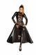 Платье-плащ с мокрым эффектом Noir Handmade F128C Powerwetlook gown coat, M SX0014 фото 1
