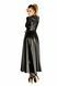 Платье-плащ с мокрым эффектом Noir Handmade F128C Powerwetlook gown coat, M SX0014 фото 3