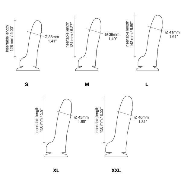 Реалістичний фалоімітатор Strap-On-Me Sliding Skin Realistic Dildo Vanille S, ефект рухливої шкіри SO6251 фото