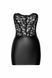 Сукня Noir Handmade F300 Solace, XXL, мереживо, корсетний верх, шнурівка ззаду, спідниця міні під латекс SX0241 фото 6