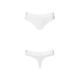 Трусики-бразилиана из хлопка Passion PS005 PANTIES L, white SO4223 фото 5