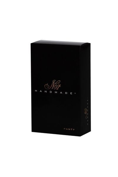 Трусики-стринги Noir Handmade P012 Wild, XL, под латекс, крокодиловый принт, застежки по бокам SX0342 фото