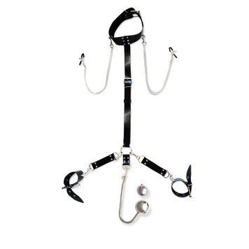 Бондажный набор с металлическим анальным крюком Art of Sex Beatrice Bondage set with anal hook №&thinsp;4 SO8509 фото