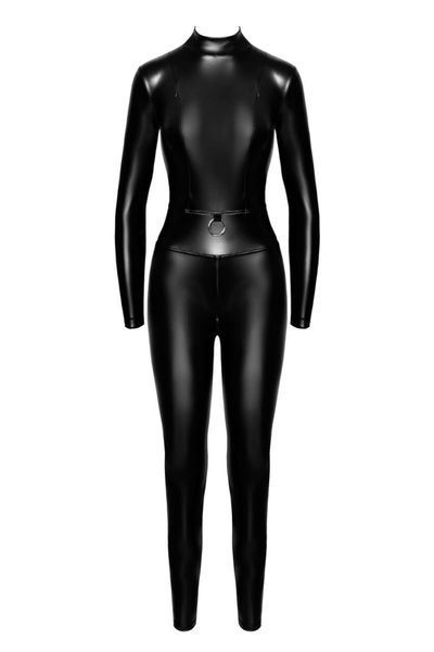 Комбінезон Noir Handmade F319 Caged, M, під латекс, довгий рукав, з доступом, кільце на поясі SX0346 фото