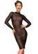 Сукня з мокрим ефектом Noir Handmade F182 Classic dress made of elastic tulle, M SX0048 фото 1