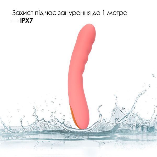 Смарт-вибратор с пульсацией Svakom Ava Neo Peach Pink, 15 режимов работы, водонепроницаемый SX1112 фото