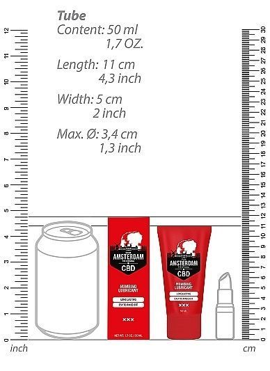 Вагінальний гель на водній основі з пролонгуючим ефектом Original CBD from Amsterdam-Numbing Lubricantl, 50 ml PHA200 фото