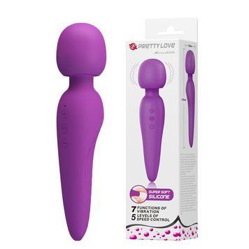 Вібромасажер Pretty Love - Meredith USB Purple, BI-014668 BI-014668 фото