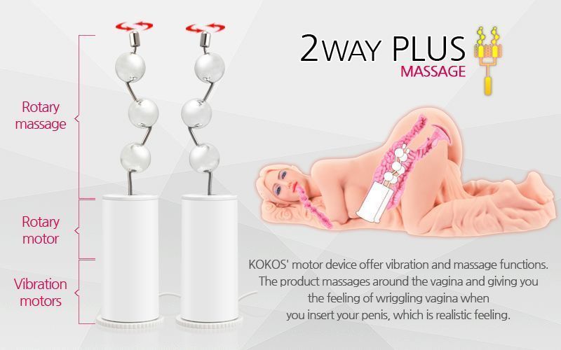 Мастурбатор Kokos Valentina 2WayPlus с вибрацией и массажем SO1269 фото