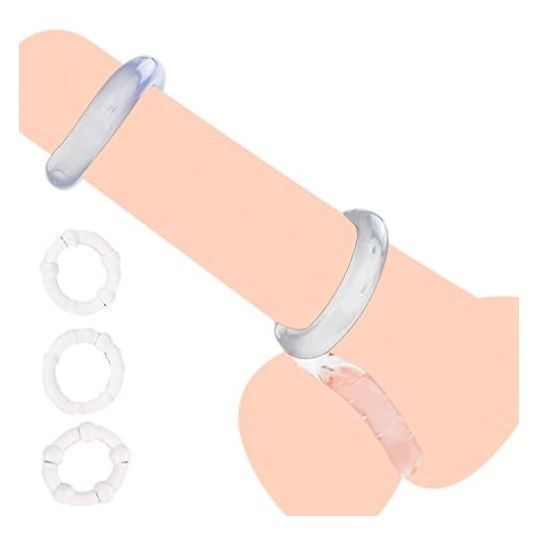 Набор эрекционных колец Stay hard, CN-330300012 Clear CN-330300012 Clear фото