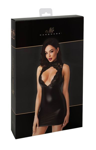 Платье Noir Handmade F343 Powerwetlook and lace mini skirt - S SX2073 фото