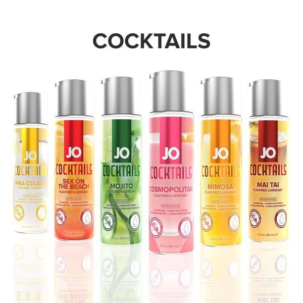 Лубрикант на водной основе JO Cocktails &mdash; Cosmopolitan без сахара, растительный глицерин (60 мл) SO6776 фото
