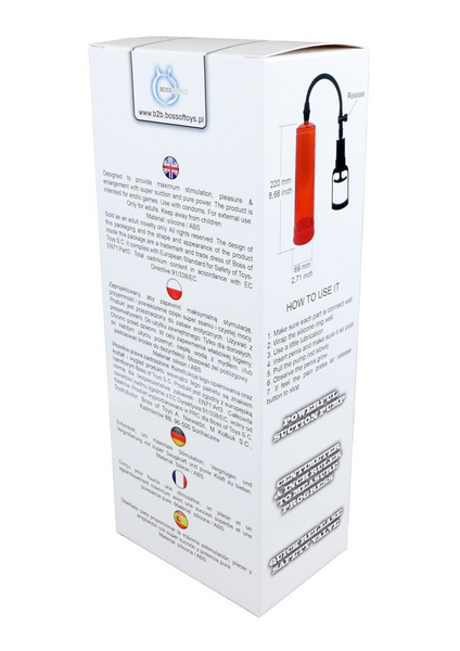 Вакуумная помпа Boss Series: Power pump MAX - Red, BS6000010 BS6000010 фото