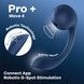 Смарт-стимулятор точки G + вакуумный стимулятор клитора Satisfyer Pro+ Wave 4 Connect App SX2171 фото 6